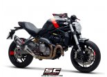 Układ wydechowy SC-PROJECT SC1-R KARBON SLIP-ON DUCATI MONSTER 821 2018 - 2020