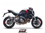 Układ wydechowy SC-PROJECT SC1-R KARBON SLIP-ON DUCATI MONSTER 821 2018 - 2020