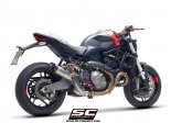 Układ wydechowy SC-PROJECT S1 TYTAN SLIP-ON DUCATI MONSTER 821 2018 - 2021