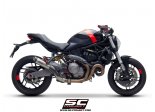 Układ wydechowy SC-PROJECT S1 TYTAN SLIP-ON DUCATI MONSTER 821 2018 - 2021