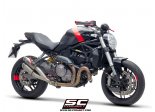 Układ wydechowy SC-PROJECT TWIN GP70-R TYTAN SLIP-ON DUCATI MONSTER 821 2018 - 2020