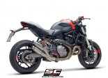 Układ wydechowy SC-PROJECT TWIN GP70-R TYTAN SLIP-ON DUCATI MONSTER 821 2018 - 2020