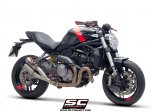 Układ wydechowy SC-PROJECT TWIN CR-T TYTAN SLIP-ON DUCATI MONSTER 821 2018 - 2020