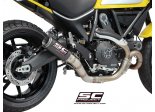 Układ wydechowy SC-PROJECT CR-T KARBON SLIP-ON DUCATI SCRAMBLER 800 2015 - 2016