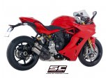 Układ wydechowy SC-PROJECT TWIN CR-T TYTAN SLIP-ON DUCATI SUPERSPORT 939 / S 2017 - 2021