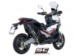 Układ wydechowy SC-PROJECT OVAL KARBON SLIP-ON HONDA X-ADV 750 2017 - 2020