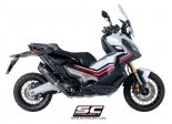 Układ wydechowy SC-PROJECT OVAL KARBON SLIP-ON HONDA X-ADV 750 2017 - 2020