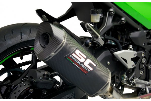 Układ wydechowy SC-PROJECT SC1-M KARBON SLIP-ON KAWASAKI NINJA 400 2018 - 2020