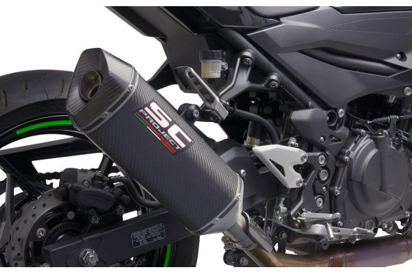 Układ wydechowy SC-PROJECT SC1-M KARBON SLIP-ON KAWASAKI Z 400 2019 - 2020