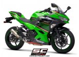 Układ wydechowy SC-PROJECT CR-T TYTAN SLIP-ON KAWASAKI NINJA 400 2018 - 2020