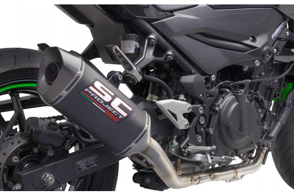 Układ wydechowy SC-PROJECT SC1-M KARBON FULL SYSTEM KAWASAKI Z 400 2019 - 2020