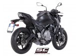 Układ wydechowy SC-PROJECT SC1-R GT TYTAN CZARNY FULL SYSTEM KAWASAKI Z 650 2017 - 2019