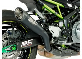 Układ wydechowy SC-PROJECT S1 TYTAN CZARNY SLIP-ON KAWASAKI Z 900 2017 - 2019