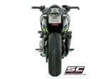 Układ wydechowy SC-PROJECT S1 TYTAN CZARNY SLIP-ON KAWASAKI Z 900 2017 - 2019