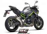 Układ wydechowy SC-PROJECT S1 TYTAN SLIP-ON KAWASAKI Z 900 2020