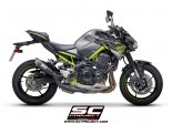 Układ wydechowy SC-PROJECT S1 TYTAN CZARNY SLIP-ON KAWASAKI Z 900 2020