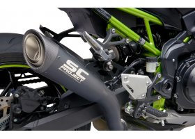 Układ wydechowy SC-PROJECT S1 TYTAN CZARNY SLIP-ON KAWASAKI Z 900 2020-2021