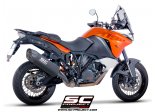 Układ wydechowy SC-PROJECT ADVENTURE TYTAN CZARNY SLIP-ON KTM 1190 ADVENTURE