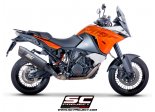 Układ wydechowy SC-PROJECT ADVENTURE TYTAN CZARNY SLIP-ON KTM 1190 ADVENTURE