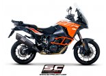 Układ wydechowy SC-PROJECT ADVENTURE TYTAN CZARNY SLIP-ON KTM 1290 SUPER ADVENTURE 2017 - 2020