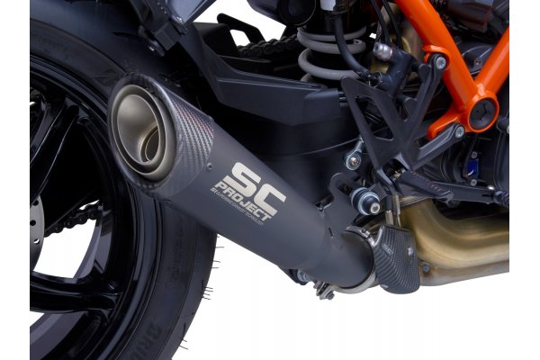 Układ wydechowy SC-PROJECT S1 TYTAN CZARNY SLIP-ON KTM 1290 SUPER DUKE R 2020