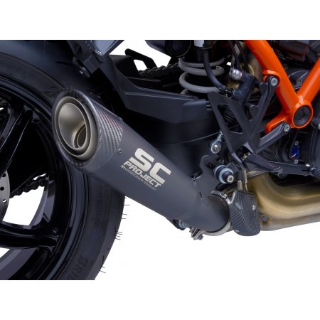 Układ wydechowy SC-PROJECT S1 TYTAN CZARNY SLIP-ON KTM 1290 SUPER DUKE R 2020