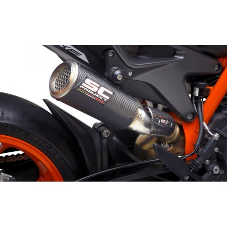 Układ wydechowy SC-PROJECT CR-T M2 KARBON SLIP-ON KTM 790 DUKE 2018 - 2020