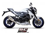 Układ wydechowy SC-PROJECT SC1-R TYTAN SLIP-ON SUZUKI GSX-S 750 2017 - 2020