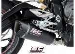 Układ wydechowy SC-PROJECT SC1-R KARBON SLIP-ON TRIUMPH STREET TRIPLE 765 / S / R / RS 2017 - 2019