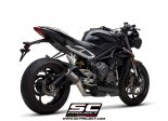 Układ wydechowy SC-PROJECT CR-T KARBON FULL SYSTEM TRIUMPH STREET TRIPLE 765 / S / R / RS 2017 - 2019