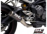 Układ wydechowy SC-PROJECT CR-T KARBON FULL SYSTEM TRIUMPH STREET TRIPLE 765 / S / R / RS 2017 - 2019