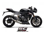 Układ wydechowy SC-PROJECT CR-T KARBON FULL SYSTEM TRIUMPH STREET TRIPLE 765 / S / R / RS 2017 - 2019