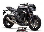 Układ wydechowy SC-PROJECT CR-T TYTAN FULL SYSTEM TRIUMPH STREET TRIPLE 765 / S / R / RS 2017 - 2019