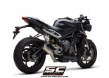 Układ wydechowy SC-PROJECT CR-T TYTAN FULL SYSTEM TRIUMPH STREET TRIPLE 765 / S / R / RS 2017 - 2019