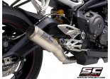 Układ wydechowy SC-PROJECT CR-T TYTAN FULL SYSTEM TRIUMPH STREET TRIPLE 765 / S / R / RS 2017 - 2019