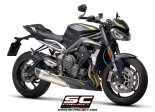 Układ wydechowy SC-PROJECT SC1-R TYTAN SLIP-ON TRIUMPH STREET TRIPLE S 660 / A2 2020 - 2021