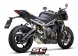 Układ wydechowy SC-PROJECT SC1-R TYTAN SLIP-ON TRIUMPH STREET TRIPLE S 660 / A2 2020 - 2021