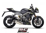 Układ wydechowy SC-PROJECT SC1-R TYTAN SLIP-ON TRIUMPH STREET TRIPLE S 660 / A2 2020 - 2021