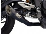 Układ wydechowy SC-PROJECT S1 TYTAN CZARNY SLIP-ON TRIUMPH STREET TRIPLE 765 S / R / RS 2020 - 2021