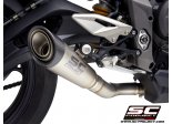 Układ wydechowy SC-PROJECT S1 TYTAN SLIP-ON TRIUMPH STREET TRIPLE 765 S / R / RS 2020 - 2021