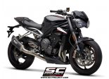 Układ wydechowy SC-PROJECT SC1-R KARBON FULL SYSTEM TRIUMPH STREET TRIPLE 765 S / R / RS 2020 - 2021