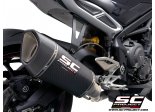 Układ wydechowy SC-PROJECT SC1-R KARBON FULL SYSTEM TRIUMPH STREET TRIPLE 765 S / R / RS 2020 - 2021