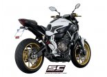 Układ wydechowy SC-PROJECT S1 TYTAN CZARNY FULL SYSTEM YAMAHA MT-07 2013 - 2016