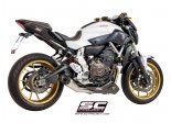 Układ wydechowy SC-PROJECT S1 STAL FULL SYSTEM YAMAHA MT-07 2013 - 2016