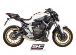 Układ wydechowy SC-PROJECT S1 STAL FULL SYSTEM YAMAHA MT-07 2013 - 2016