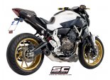 Układ wydechowy SC-PROJECT S1 STAL FULL SYSTEM YAMAHA MT-07 2013 - 2016