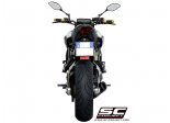 Układ wydechowy SC-PROJECT CONICAL STAL CZARNY FULL SYSTEM YAMAHA MT-07 2013 - 2016