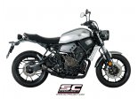 Układ wydechowy SC-PROJECT S1 TYTAN CZARNY FULL SYSTEM YAMAHA MT-07 2017 - 2020