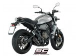 Układ wydechowy SC-PROJECT S1 TYTAN CZARNY FULL SYSTEM YAMAHA MT-07 2017 - 2020