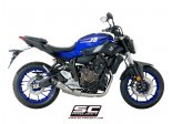 Układ wydechowy SC-PROJECT S1 TYTAN FULL SYSTEM YAMAHA MT-07 2017 - 2020